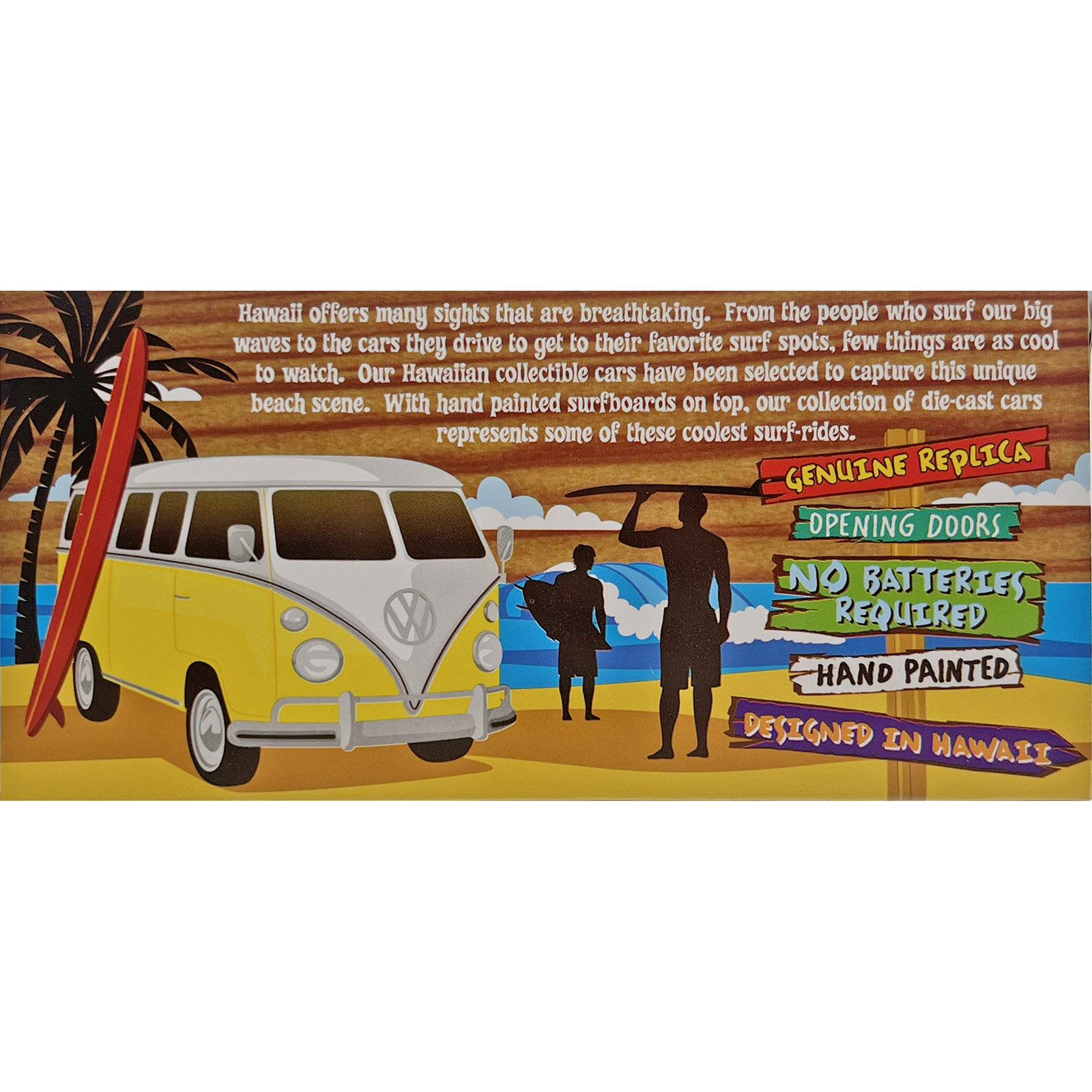 Hawaiian Collectible Dodge Ram Truck Surf Car Series