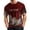Light Gray, variant on T Shirts for Men Short Sleeve Halloween Skull Print Round Neck T Shirts Loose Funny Pull on Shirts, 4XL