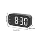 thumbnail image 3 of Sidaley Reloj despertador digital Pantalla LED Relojes electrónicos portátiles 12/24H Alarmas duales Reloj de Botón Función de repetición Electrónica Blanco, 3 of 6
