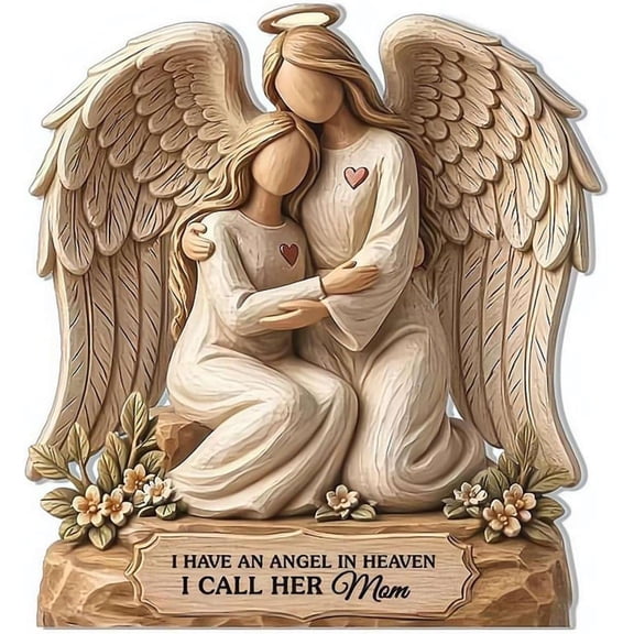 Surrounded by Heavenly Grace, A Gift for a Mother Who Lost Her, Sympathy Gift for Loss of Loved One Mom Sister - Guardian Angel