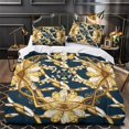 thumbnail image 3 of 2/3pcs Home Bedclothes 3D Luxury Pattern Printed Comforter Cover Set Bedspreads for Adult,King (90"x104"), 3 of 5