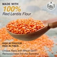 thumbnail image 4 of Morelli Pasta Fusilli Red Lentil Pasta - Gluten Free High Protein & Fiber - Imported from Italy 8.8oz / 250g, 4 of 8