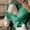 Green, variant on Cozy Oversized Solid Color Knit Cardigan Sweater For Women Long Sleeve Casual Knit Outerwear Acrylic Cardigan Shaker Zip Front Cardigan Womens Fall Clothes Short Sleeve Cardigan Women Clothes Women