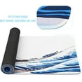 thumbnail image 3 of 31.4"x11.8"Extended Large Gaming Mouse Pad,XL Large Non-Slip Rubber Base Mousepad with Stitched Edges,Waterproof Keyboard Mouse Mat Desk Pad,Japanese Sea Wave, White and Blue Tones, 3 of 6