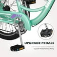 thumbnail image 4 of Adult Tricycles Single Speed, Adult Trikes 24 inch 3 Wheel Bikes, Three-Wheeled Bicycles Cruise Trike with Shopping Basket for Seniors, Women, Men, 4 of 11