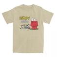 thumbnail image 1 of Camiseta de dibujos animados de Snoopy Dog Peanuts Anime para hombres y mujeres, camiseta novedosa de algodón puro Charlie Brown, ropa de manga corta, 1 of 5
