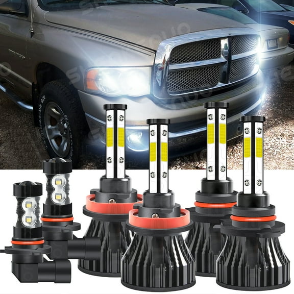 Para For 2009 2010 2011 2012 Dodge Ram 1500 2500 3500 LED faro  luces antiniebla