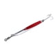 thumbnail image 1 of Señuelos de lentejuelas de metal para lubina, cuchara dura, cebo, jig, anzuelo artificial (rojo, 56 g), 1 of 2