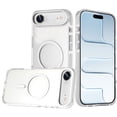 thumbnail image 3 of For iPhone 17 Air Transparent Matching Color Magnetic Ring Hybrid - White, 3 of 3