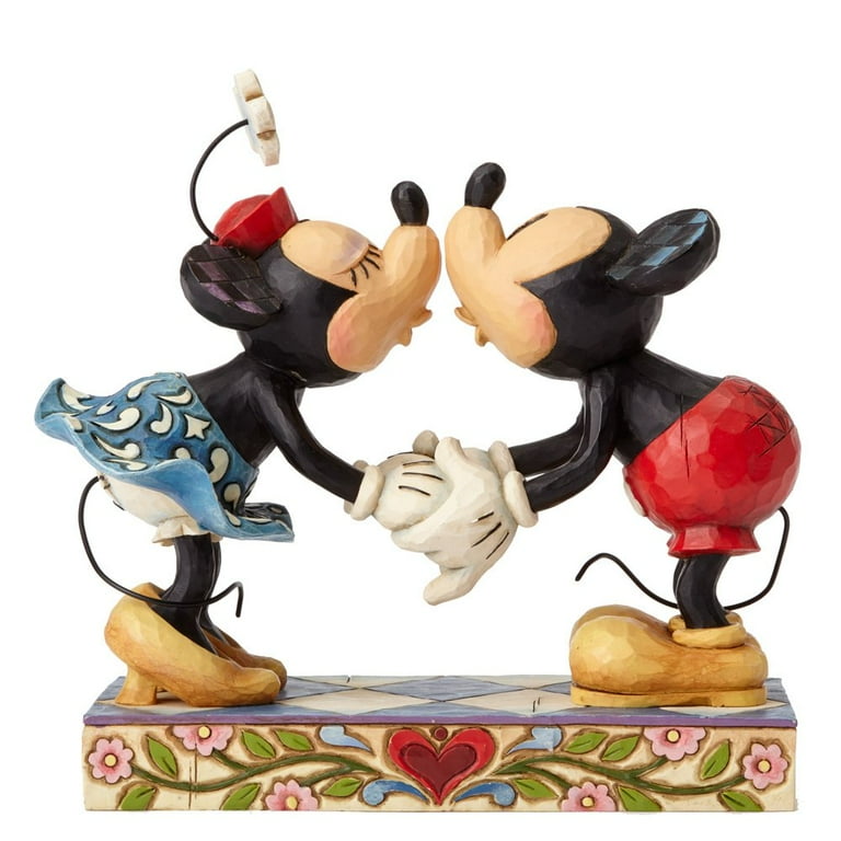 Disney Traditions Jim Shore ミッキー ミニー Disney Traditions by Jim Shore Mickey Mouse Kissing Minnie