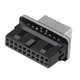 thumbnail image 1 of Adaptador USB3.0 19P/20P a TYPE-E TYPE-C Enchufe convertidor de puerto de inserción para placa base, 1 of 4