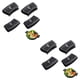 thumbnail image 1 of Toystoory 4Pcs Pot Holders High Resistant Pan Insulation Anti-Skid Tools Household Handle Ears Anti-Scalding Kitchen Cover Silicone 2piezas, 1 of 4