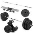 thumbnail image 3 of BESTYASH 2Pcs Plastic Coated Dumbbell Accessory Black Barbell Material Easy to Install and Use, 3 of 5