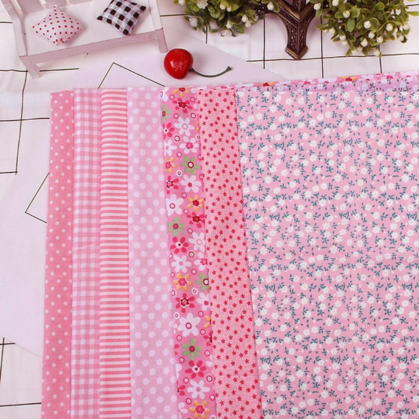Bedding Cotton Fabric, DIY Assorted Cotton Fabric, Softer DIY Durable Pink For Home
