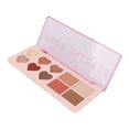 thumbnail image 3 of Makeup Palette, Soft and Light Powder Practical 10 Colors Cosmetic Palette Convenient with Eye Shadow Blush, Contouring and Highlights for Makeup for Girls #3, 3 of 7