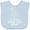 AE-Light Blue, variant on Inktastic Future Water Polo Player Boys or Girls Baby Bib