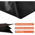 thumbnail image 6 of Central Air Conditioner Cover for Outside Units Mesh AC Covers for Outside Unit, Heat Pump Mesh Protector, Full Leaf Guard, Round Compressor Net Defender for AC Outdoor Conditioners(66*66cm,Black), 6 of 7