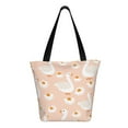 thumbnail image 3 of Kll Tote Bag For Women Geese And Flower Print Shopping Grocery Reusable Bags For Office School Shopping Travel, 3 of 8