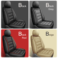 thumbnail image 3 of Car Seat Covers Fit for Ford Escape 2001-2025 2026,Waterproof Leather Seat Protector,Premuim Auto Interior Accessories Black,Full Set(2 Row 5 Seats), 3 of 10