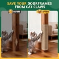 thumbnail image 4 of XIBUFE Cat Door Frame Protector 19.6x7.8 Inch, Sisal-Like Wall Scratcher, 4 of 7