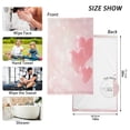thumbnail image 2 of Pure Cotton Face Towel 16x28 Inches Hand Towel Bath Towel Hand Bath Towels Soft Good Water Absorption for Washing Face Wiping Face Pretty Pink Love Heart Pattern, 2 of 7