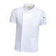 thumbnail image 4 of Chaqueta de chef de manga corta, transpirable, uniforme de cocina para hombre y mujer. Blanco XXXXL, 4 of 8