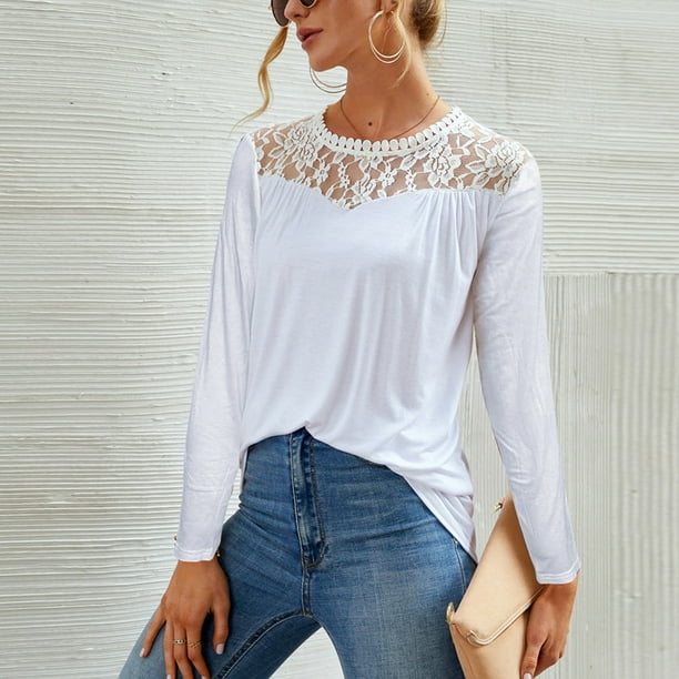 Blusas Casuales Modelos De Blusas En Randa Moda Mujer Encaje