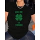 thumbnail image 1 of Printed Round Neck Women T-shirt, Kiss Me I'm Turkish Shirt St Patricks Day Drinking T-Shirt, Women'S T-shirts Interesting Design Short-Sleeved T-shirts Comfy Casual Sports Tee For Adult, Men, Women,, 1 of 5