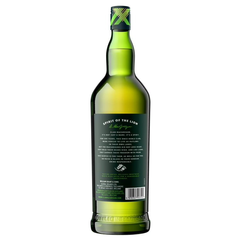 Clan Mac Gregor Fine Blended Scotch Whiskey, 1 L - Walmart.com