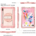 thumbnail image 6 of Dteck Case for Samsung Galaxy Tabn S9 / S9 FE 5G Tablet Case with 360 Rotating Hand Strap & Stand, Crossbody Drop-Proof Case for Galaxy Tab S9 FE 10.9"/ S9 11",Rosegold, 6 of 8