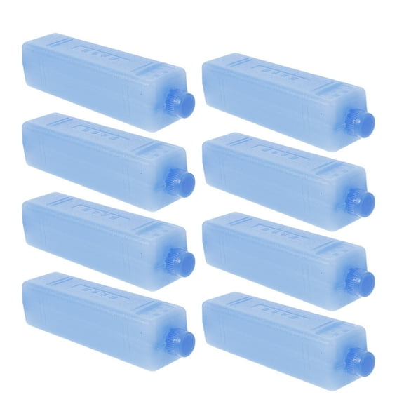 MUSEYA 8 Pcs Reusable Ice Packs For Coolers Sky Blue Ice Pack For Daily Lunch Packing