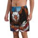 thumbnail image 2 of Balery Cartoon Bald Eagle USA Traje de Baño Estilo Hawaiano para Hombre, Shorts de Secado Rápido con Bolsillos-3X-Large, 2 of 6