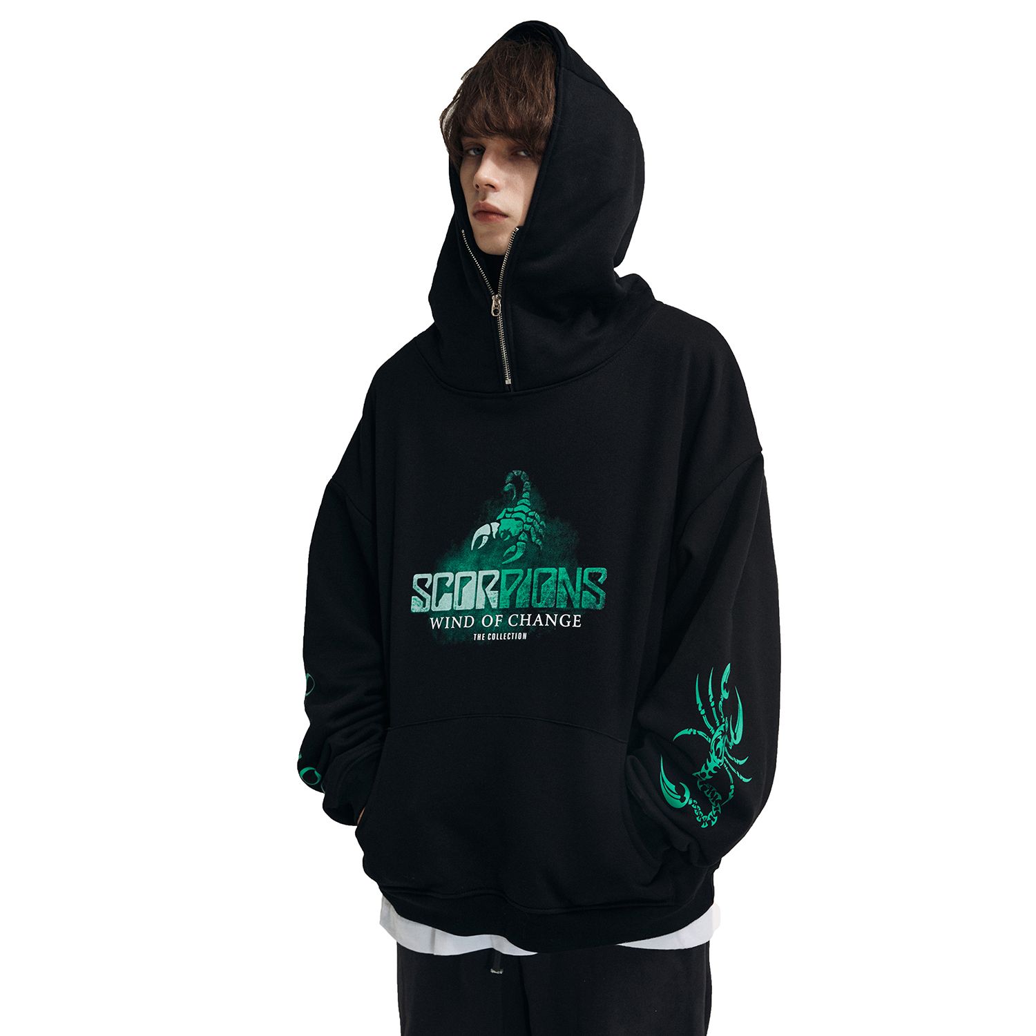Niepce Inc Black Japanese Streetwear Men's Techwear Hoodie