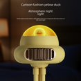 thumbnail image 2 of Ventilador de cochecito de bebé con forma de pulpo de dibujos animados y cabeza móvil con música, pequeño ventilador de escritorio con carga USB y luz, 2 of 3