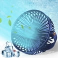 thumbnail image 1 of Up to 65% off Portable Mini Fan 5 Speeds With Night Light 360° Rotation Rechargeable Quiet Fan - Quiet Portable Tabletop Fan For Home, Bedroom, 1 of 5