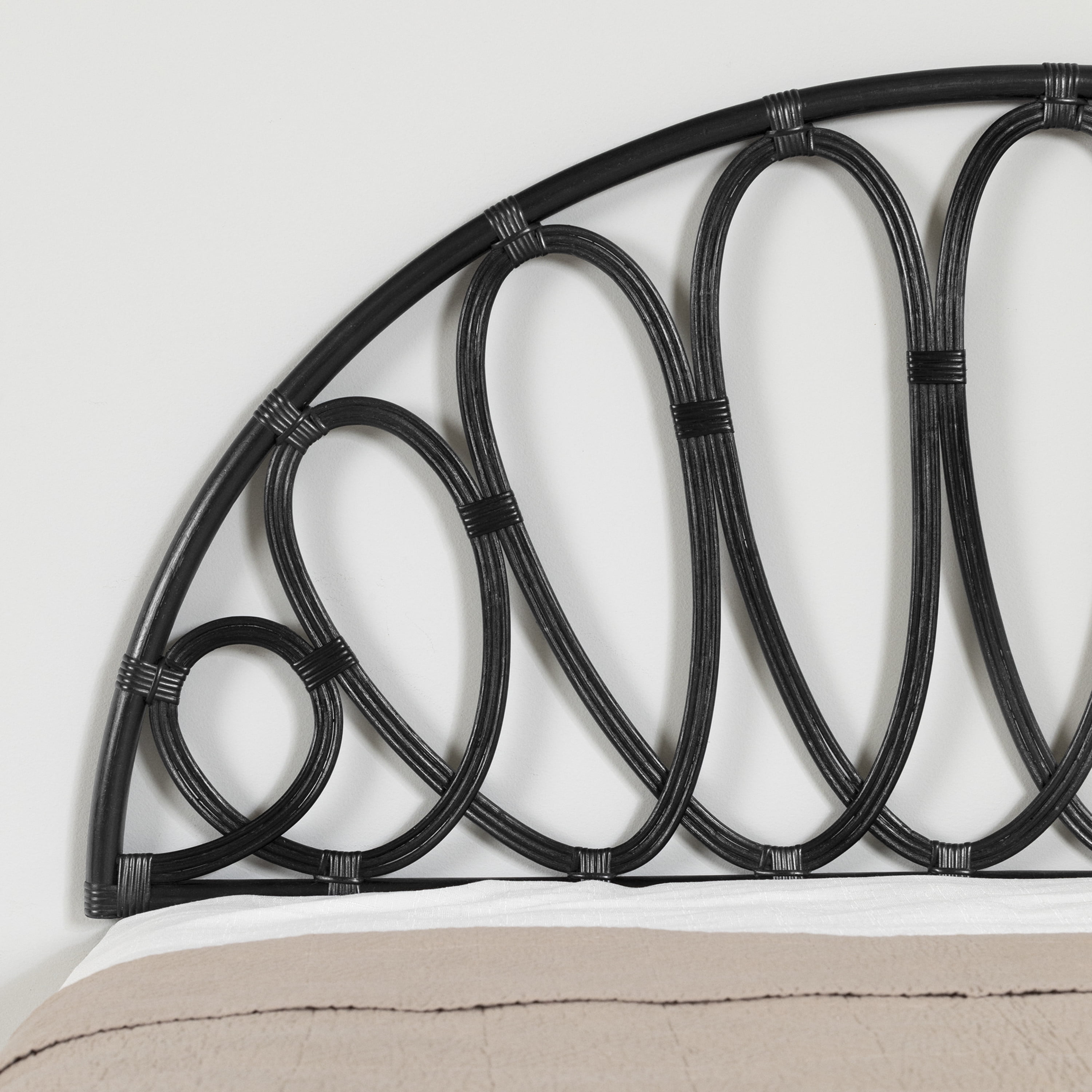 South Shore Hoya, Bohemian Harmony Headboard, Full/Queen Black