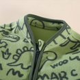 thumbnail image 5 of GYRATEDREAM Toddler Girls Boys Fall Winter Jacket Baby Polar Fleece Stand Collar Full Zipper Graphic Print Coat Unisex Kids Warm Thicken Outwear for 2-10 Years, 5 of 8