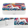 thumbnail image 4 of Unicorn Portable PU Leather Organizer Box with Removable Compartment for Jewelry Display and Storage - Jewelry Boxes Included, 4 of 6