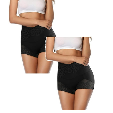 

Womens Underwear Brief High Waist Shapewear Tummy Control Lifter Body Shaper Panty Ladies Slim Waist Trainer Pants Panties2PC