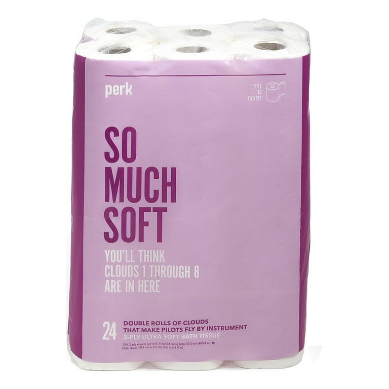 Ultra Soft 2-Ply Standard Toilet Paper, Septic Safe, White, 154 Sheets/Roll, 24 Rolls/Pack Ultra Soft 2-Ply Standard Toilet Paper, Septic Safe, White, 154 Sheets/Roll, 24 Rolls/Pack