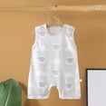 thumbnail image 2 of IROINNID Baby Sleeveless Onesies Baby Pajamas Round Neck Cotton Home Creeping Clothes for Infant, 2 of 3