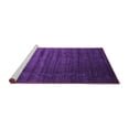 thumbnail image 2 of Ahgly Company Machine Washable Indoor Rectangle Abstract Purple Contemporary Area Rugs, 4' x 6', 2 of 4