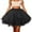 Black, variant on Elegant Chiffon High Waist Flowy Skirt With Bow Detail For Casual And Formal Wear