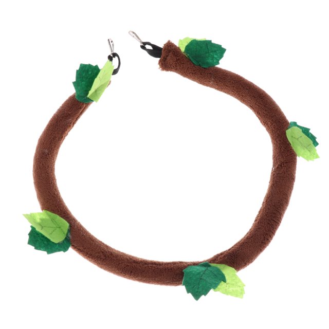 Mascota pájaro juguete columpio hojas decoración cuerda colgante escalada juguete loro gateando 55cm 75cm Sunnimix Cuerdas de escalada de loros de aves