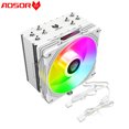 thumbnail image 2 of Enfriador De Cpu ARGB CPU Cooler FDB Ventilador de refrigeración de cojinete hidráulico para AM5/LGA1700 (Blanco) Likrtyny Para estrenar, 2 of 9
