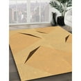 thumbnail image 2 of Ahgly Company Indoor Rectangle Patterned Chrome Gold Yellow Area Rugs, 5' x 8', 2 of 6