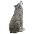 thumbnail image 3 of Large Howling Wolf Statue 18"H Mysterious Cries Of The Night Wolf Totem Spirit, 3 of 6
