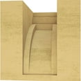 thumbnail image 4 of 7"W x 7"D x 7"H Wide Rockford Rough Cedar Woodgrain TimberThane Corbel, Primed Tan, 4 of 6