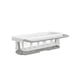 thumbnail image 2 of Yuarrent Soporte telescópico para jabón, toalla, paño de cocina, fregadero de pared, cesta colgante, escurridor multiusos para accesorios de Juegos de accesorios de baño Blanco, 2 of 6
