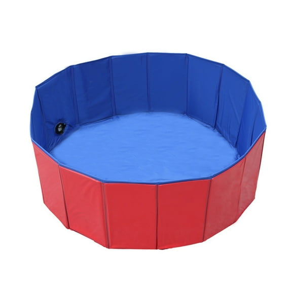 Pet Playground, Collapsible Design Offers Convenient Storage, Portable Dog Swimming Pool Brings Summer Fun Indoors Or Outdoors, Non-Slip Surface Prevents Slips And Falls, Durable